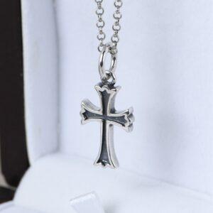 cross pendant, s925 sterling silver pendant