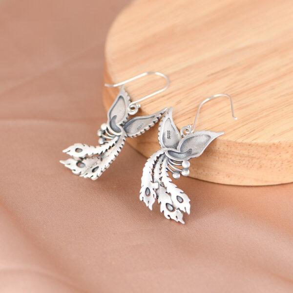phoenix pendant, phoenix earrings, phoenix ring, s925 sterling silver pendant - Image 9