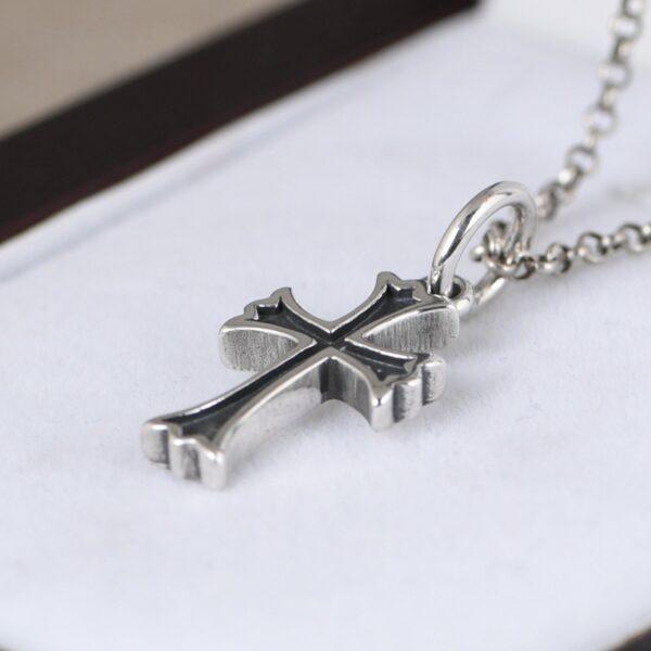 cross pendant, s925 sterling silver pendant - Image 3