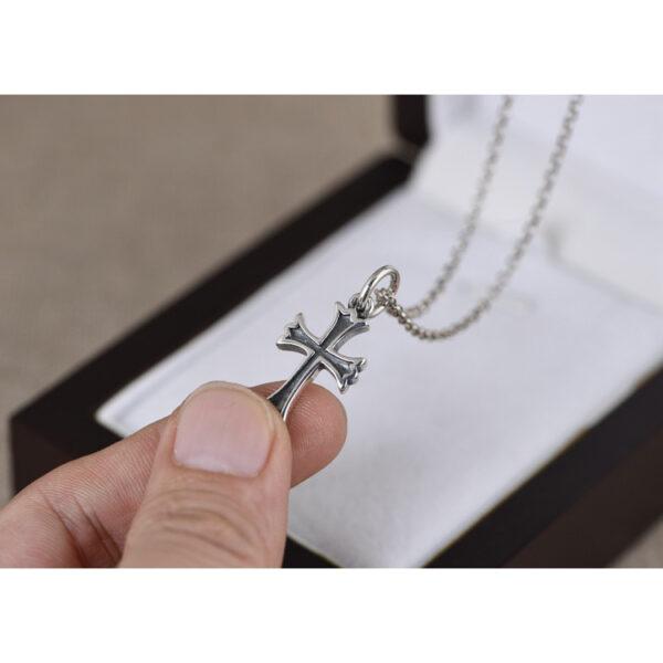 cross pendant, s925 sterling silver pendant - Image 5