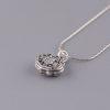S999 Fine Silver Retro Ruyi Pendant with Fu Character Pattern