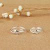 S925 Sterling Silver Polished Snake Adjustable Open Ring