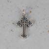 Small S925 Sterling Silver Retro Cross Pendant